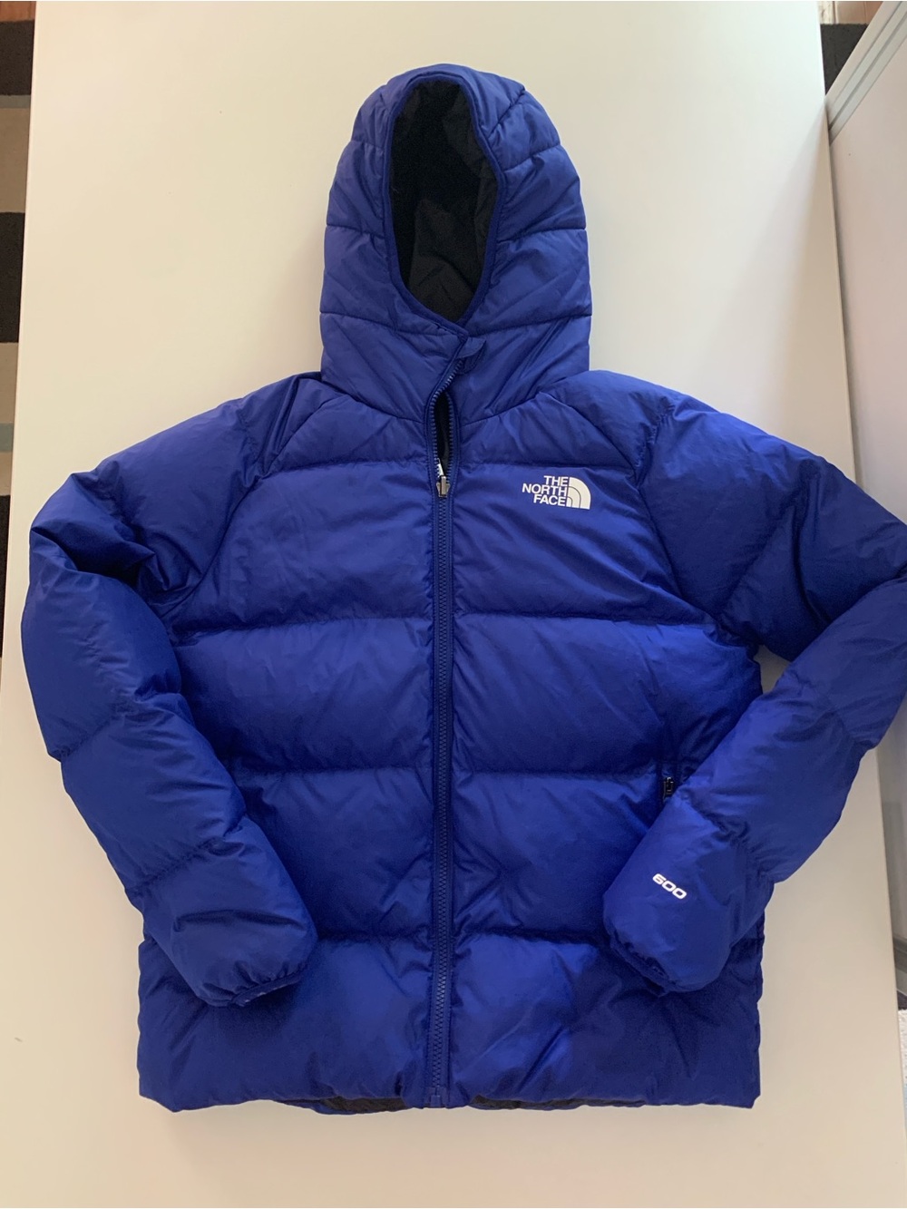 The North Face Boys Reversible, Water Repellent Hooded Puffer Jacket, sz XL